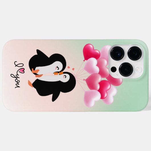 Pinguin Phone Case (Rückseite (Horizontal))
