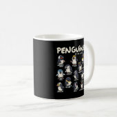 Pinguin-Pinguine-Tiere der Liebe des Weltpinguins Kaffeetasse (VorderseiteRechts)