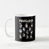 Pinguin-Pinguine-Tiere der Liebe des Weltpinguins Kaffeetasse (Links)