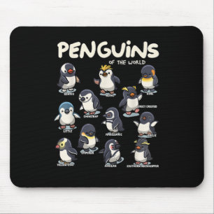 Pinguin Pinguine Tiere der Welt Pinguinliebe Mousepad