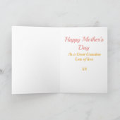 Pinguin Pink Card der Großmutter Karte (Innenseite)