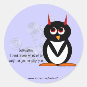 Pinguin Pity Party Stickers