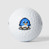 Pinguin Pixel 144p Golfball (Vorderseite)