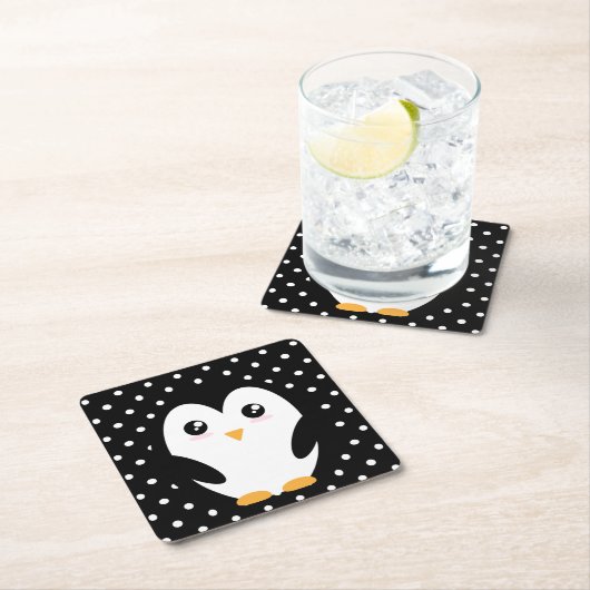 Pinguin Polka Dot Untersetzer ❄️ ✨ (Vor Ort)