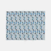 Pinguin Pool Party Fleece Blanket (Light Blue) (Vorderseite (Horizontal))