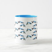 Pinguin Pool Party Tasse (Zentrum)