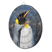 Pinguin-Portrait Dartscheibe (Vorderseite rechts)