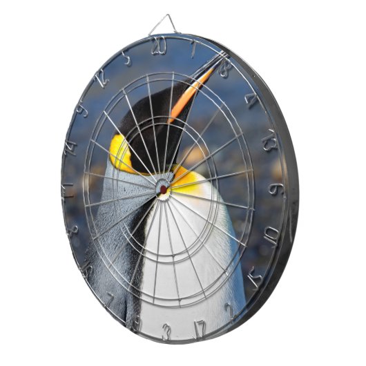 Pinguin-Portrait Dartscheibe (Vorderseite rechts)