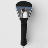 Pinguin-Portrait Golf Headcover (Vorderseite)