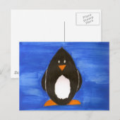 Pinguin Postcard Postkarte (Vorne/Hinten)