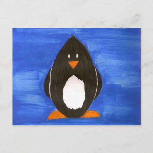 Pinguin Postcard Postkarte (Vorderseite)