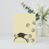 Pinguin Postcard Postkarte (Stehend Vorderseite)