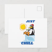 Pinguin Postcard Postkarte (Vorne/Hinten)