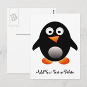 Pinguin Postcard Postkarte (Vorne/Hinten)