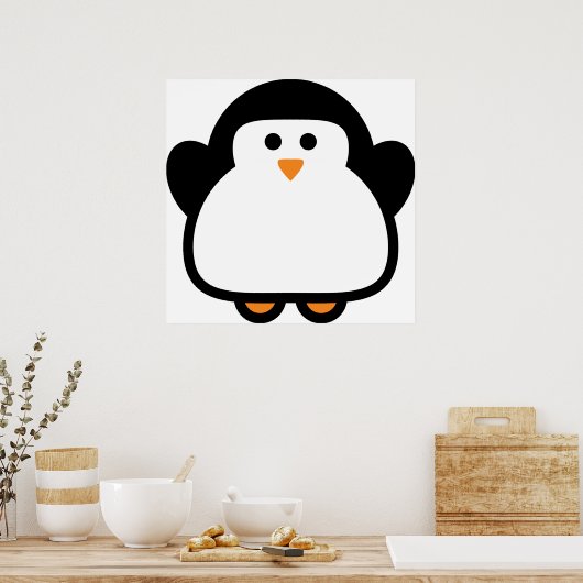 Pinguin Poster (Küche)