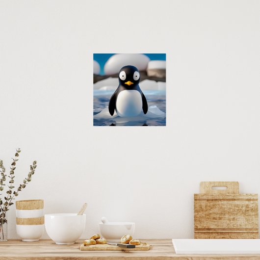 Pinguin Poster (Küche)