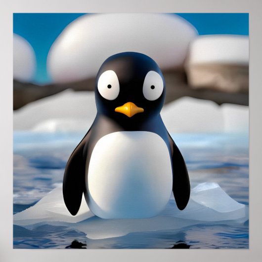 Pinguin Poster (Vorne)