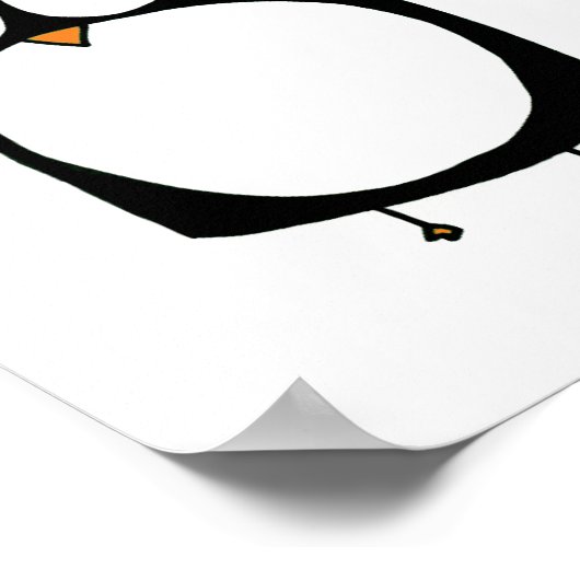 Pinguin Poster (Ecke)