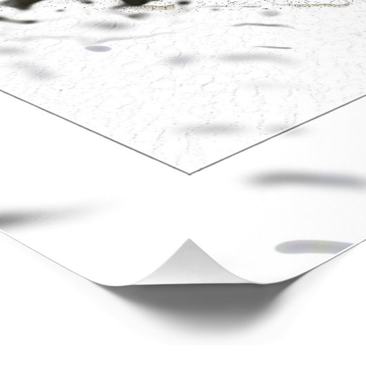 Pinguin Poster (Ecke)