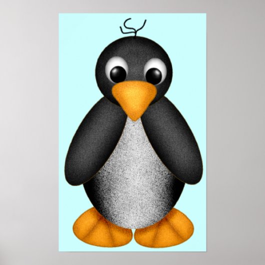 Pinguin Poster (Vorne)