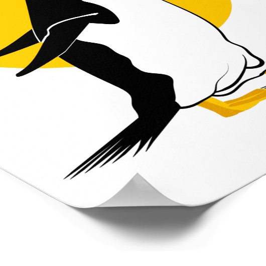 Pinguin Poster (Ecke)