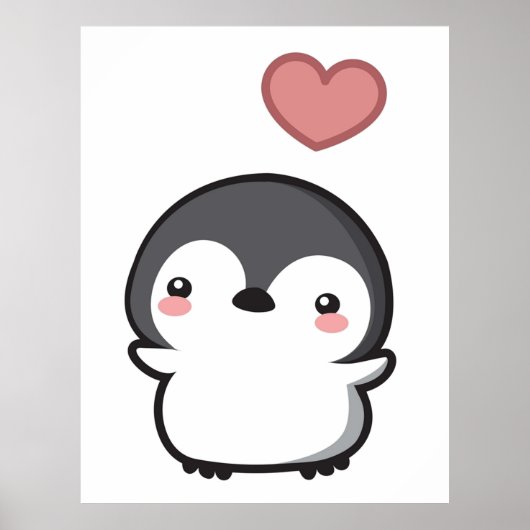 Pinguin Poster (Vorne)