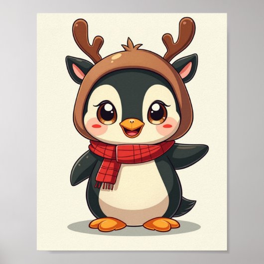 Pinguin Poster (Vorne)