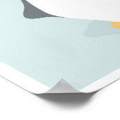 Pinguin Poster (Ecke)