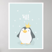 Pinguin Poster (Vorne)