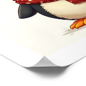 Pinguin Poster (Ecke)
