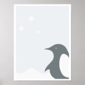 Pinguin Poster. Kunstdruck für Kinderzimmer Poster (Vorne)