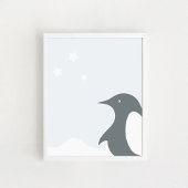 Pinguin Poster. Kunstdruck für Kinderzimmer Poster