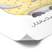 Pinguin Poster Niedlich Happy Pinguin Kinderzimmer (Ecke)