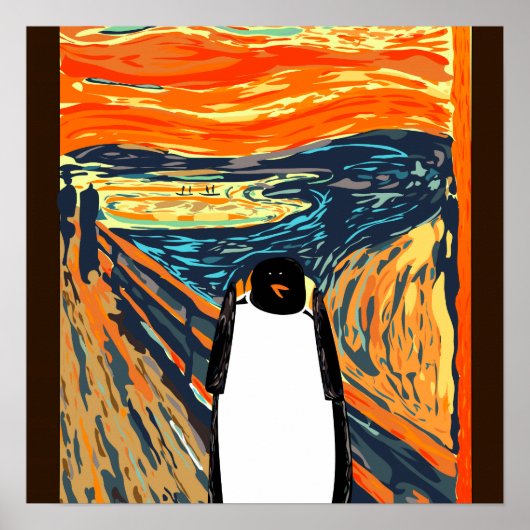 Pinguin-Poster Poster (Vorne)