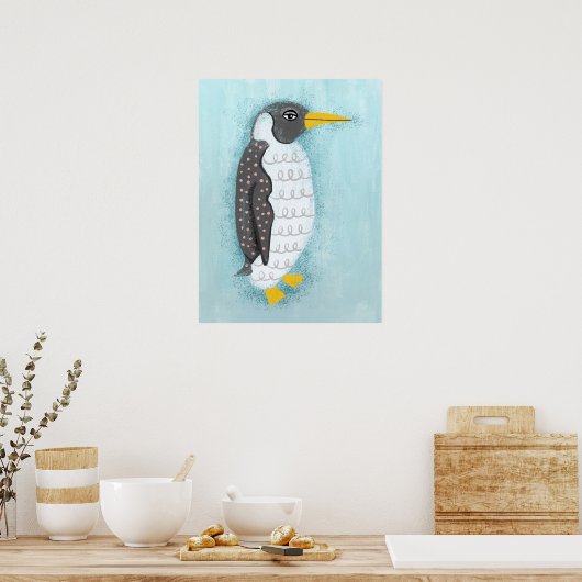 Pinguin Poster Wall Art (Küche)