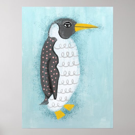 Pinguin Poster Wall Art (Vorne)