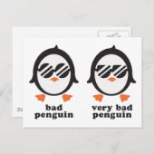 Pinguin Postkarte (Vorne/Hinten)