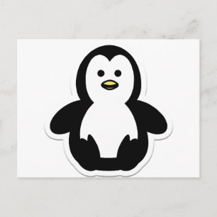 Pinguin Postkarte