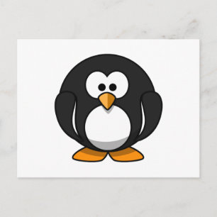 Pinguin Postkarte