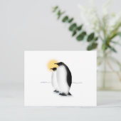 Pinguin Postkarte (Stehend Vorderseite)