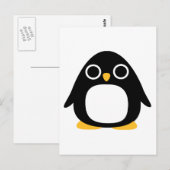 Pinguin Postkarte (Vorne/Hinten)