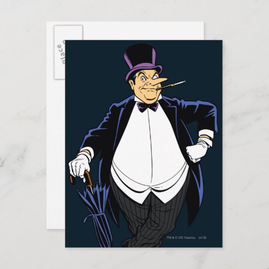 Pinguin Postkarte (Vorne/Hinten)