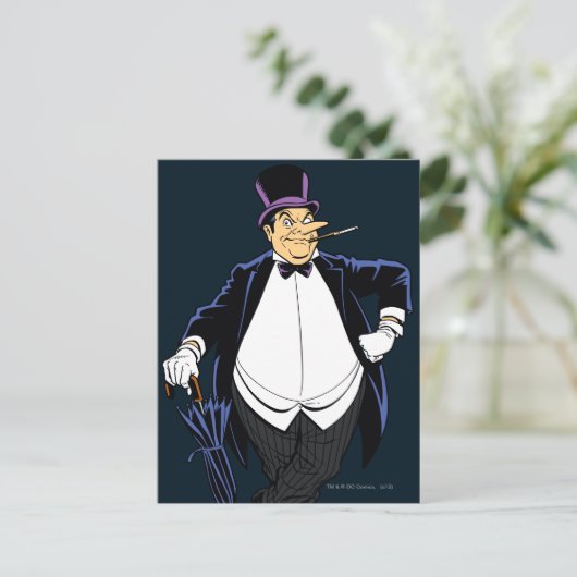 Pinguin Postkarte (Stehend Vorderseite)