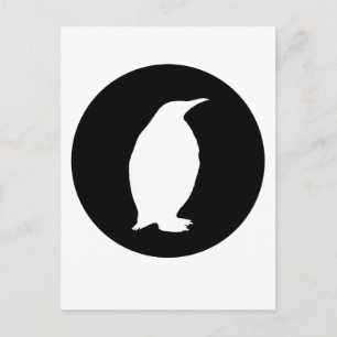 Pinguin Postkarte