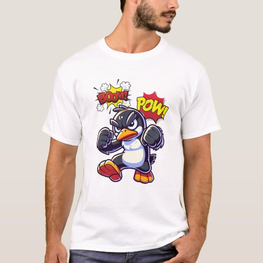 Pinguin-Power T-Shirt (Vorderseite)