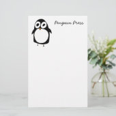 Pinguin-Presse stationär Briefpapier (Stehend Vorderseite)