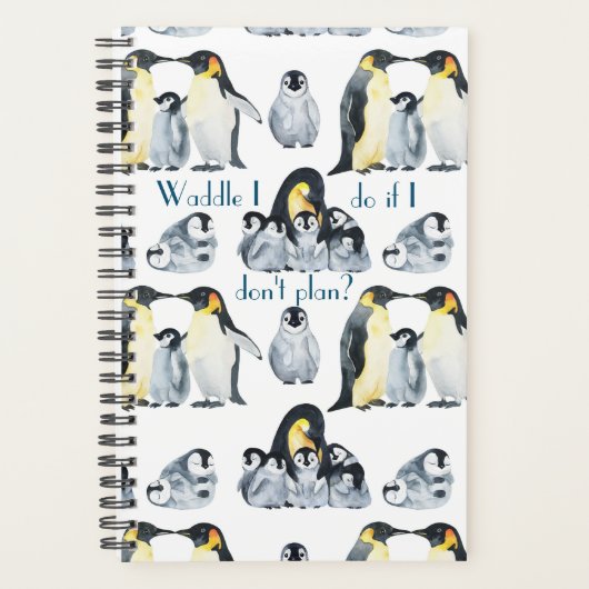 Pinguin Print Planner Planer (Vorderseite)
