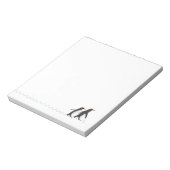 Pinguin Prints Notepad Notizblock (Rotiert)