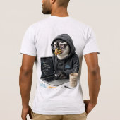 Pinguin-Programmierer T-Shirt (Rückseite)