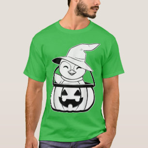 Pinguin Pumpkin Lazy Halloween Costume Animal Jack T-Shirt